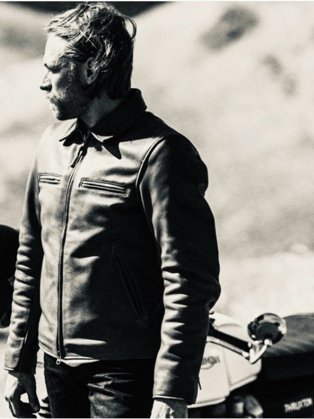 Taylor Stitch The Moto Jacket in BLACK Steerhide M Worn 2-3 Times Chest 42”